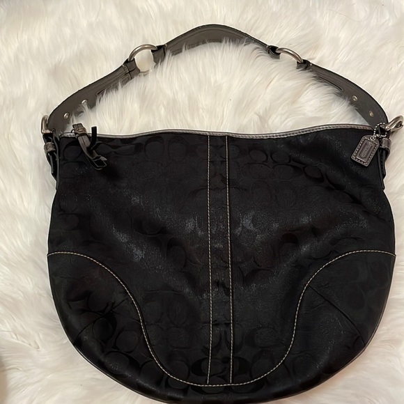 COACH ロンティーブラック 大きいサイズ メンズ COACH コーチ 長袖Tシャツ ロンT